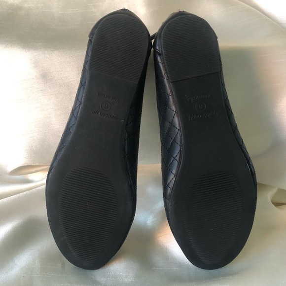 🌺 Madden Girl Black Quilted Ballerina Flats - Picture 4 of 6